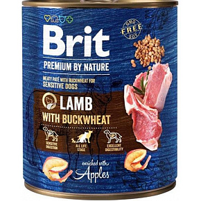 Brit Premium by Nature dog Lamb with Buckwheat 6 x 800 g puszka