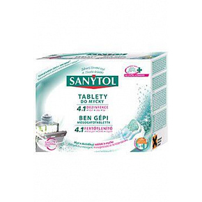 SANYTOL tabletki do zmywarki 4w1 40 szt. SANYTOL tabletki do zmywarki 4w1 40 szt.