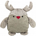 Xmas REINDEER - świąteczny pluszowy renifer bez dźwięku, 30 cm, tkanina/plusz