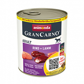 GRANCARNO Adult - wołowina, jagnięcina 800g