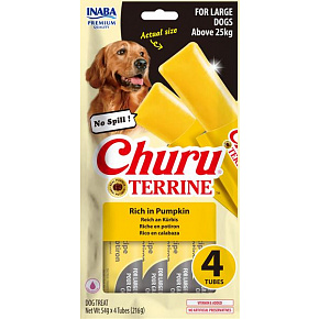 Pamlsok Inaba Churu Terrine dog tekvica 4 x 54 g