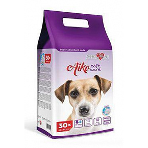 Podkład chłonny dla psów Aiko Soft Care 60x90cm 30szt. Podkład chłonny dla psów Aiko Soft Care 60x90cm 30szt.