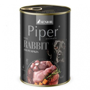 NEW PIPER SENIOR z królikiem i dynią, konserwa dla psów 400 g