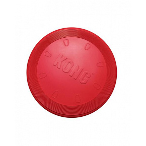 Zabawka Kong Dog Classic Flyer frisbee, czerwony, guma naturalna, L