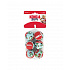 Zabawka Kong Dog Holiday Airdog Piłka z piszczałką tenis, guma wulkanizowana, opak. 6 sztuk, S