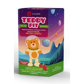 Multivitaminy TeddyFit żelki 50+10 szt. ASTRONAUT Galmed