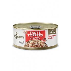Applaws Dog konserwa. Toppers Gravy kurczak z wołowiną 156g