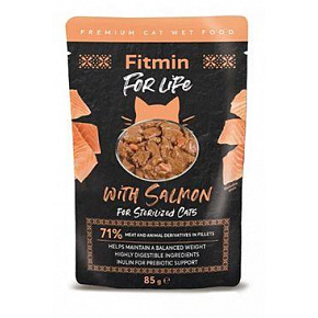 Fitmin FL cat saszetka Sterilized Łosoś 85g