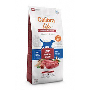 Calibra Dog Life Senior Medium Świeża Wołowina 2,5kg