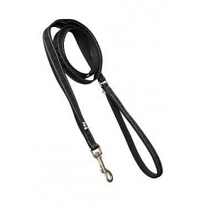 Smycz Hurtta Casual Reflective ECO czarna 180cm/20mm Smycz Hurtta Casual Reflective ECO czarna 180cm/20mm