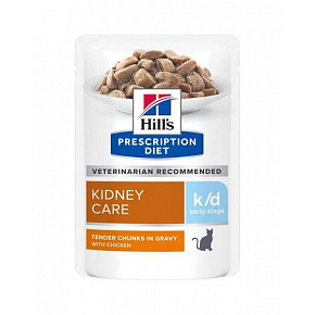 HILLS Diet Feline k/d Early Stage SASZETKA NEW 12x85 g HILLS Diet Feline k/d Early Stage SASZETKA NEW 12x85 g