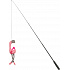 Teleskopowy kij do zabawy z flamingiem, 42 - 106 cm, włókno szklane