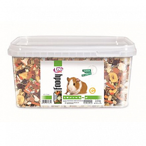 LOLO Foody kompletna karma dla świnek morskich 3 L, 2 kg wiaderko
