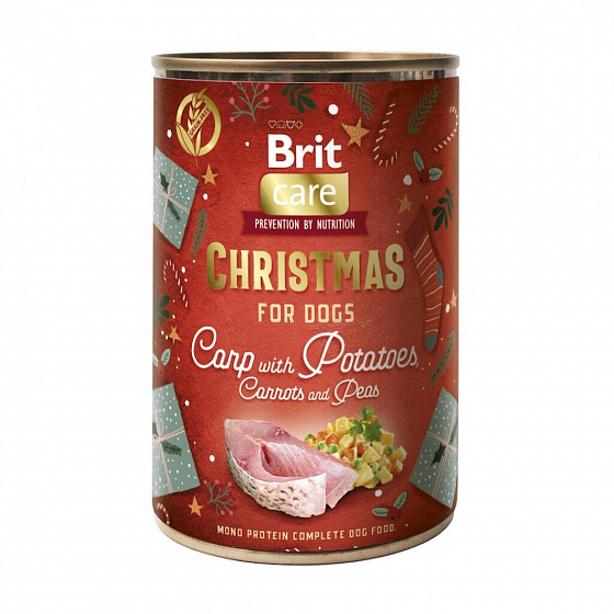 Brit Care Dog Christmas Carp puszka. 400g