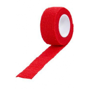 Bandaż elastyczny. Vet-Flex 2,5cm x 4,5m czerw. Kruuse 1szt