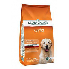 Arden Grange Dog Senior z świeżym kurczakiem i ryżem 2kg