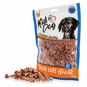 KIDDOG kacze serduszka - kawałki treningowe 250 g KIDDOG kacze serduszka - kawałki treningowe 250 g
