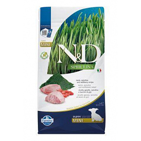 Farmina N&D dog SPIRULINA (GF) puppy mini, jagnięcina 2 kg