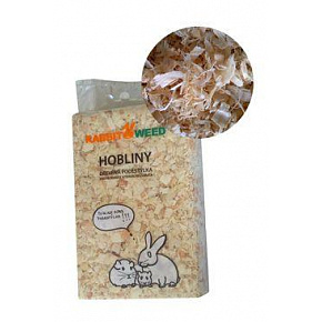 Ściółka wiórowa prasowana.gruba TOP RabbitWeed 30l/0,6kg