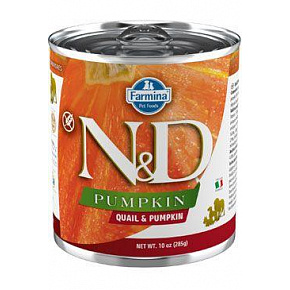 N&D DOG PUMPKIN Adult Przepiórka i Dynia 285g