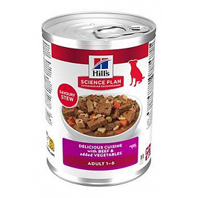 Hill's Can. SP Adult Beef&Vegetable Konserwa. 363g Hill's Can. SP Adult Beef&Vegetable Konserwa. 363g