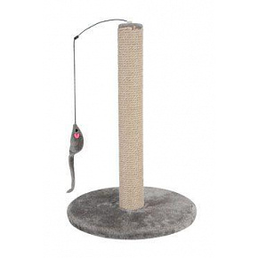 Drapak słupek z zabawką szary 63cm Zolux