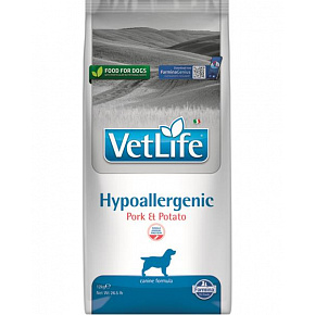 Farmina Vet Life dog hypoallergenic, wieprzowina i ziemniaki 12 kg