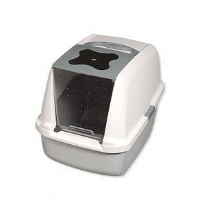 WC dla kota kryte domek CATIT Design Szary 56x38x48cm