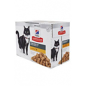 Hill's Fel. SP Adult7+ Sterilised Chicken saszetka 12x85g Hill's Fel. SP Adult7+ Sterilised Chicken saszetka 12x85g