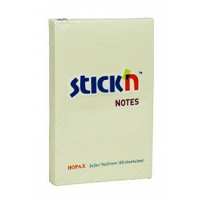 Bloczek samoprzylepny Hopax żółty 76x50