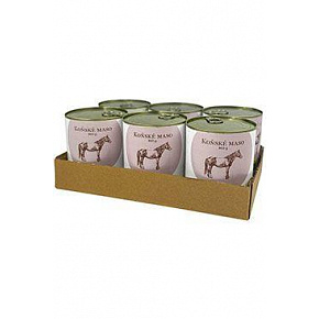 BOHEMIA MASO Końskie we własnym sosie SIX PACK 6x800g BOHEMIA MASO Końskie we własnym sosie SIX PACK 6x800g