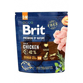 Brit Premium Dog by Nature Senior S+M 1kg Brit Premium Dog by Nature Senior S+M 1kg