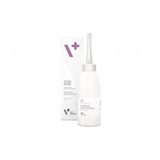 VetExpert OtiHelp 75ml - preparat do czyszczenia uszu u psów i kotów