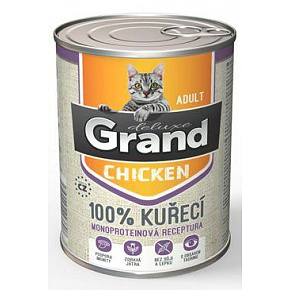 GRAND Cat konserwa. Deluxe Adult kurczak 400g