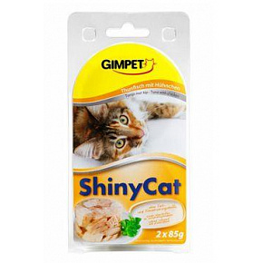 Gimpet ShinyCat puszka. tuńczyk&kurczak 2x70g