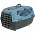 Transportowy box CAPRI II, XS-S: 37x34x55cm (max. 8kg), ciemnoszary/niebieski