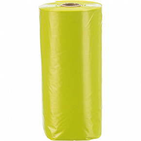 Żółte worki na odchody M z zapachem cytrynowym (4 rolki po 20 sztuk)