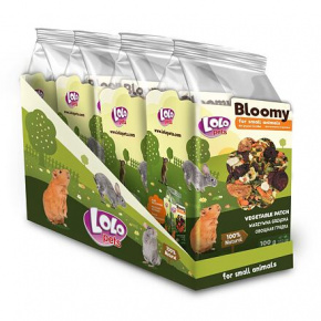 LOLOPets BLOOMY chipsy warzywne dla gryzoni 100 g