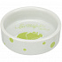 Ceramiczna miska w kropki, dla chomików, 90 ml/ ø 8 cm