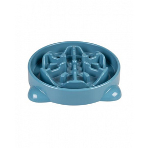 Miska DUVO+ do wolnego jedzenia, niebieska 1000ml - L -32x32x6cm