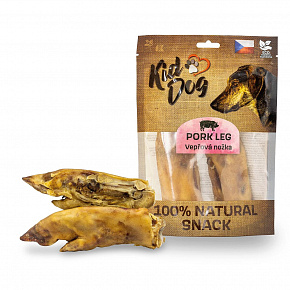 KIDDOG 100% Natural Snack, połówka świńskiej nóżki 18 cm / 240 g (2 szt.)