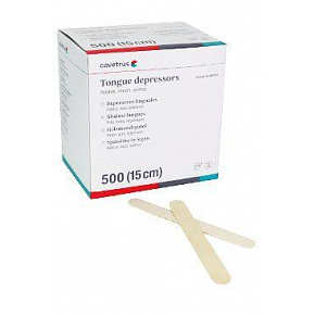Szpatułki drewniane do języka niesterylne 15cm 500 sztuk CVET