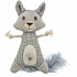 Szop XXL, ogon z piór, kocimiętka, 20 cm/30 cm, plusz/tkanina/pióra