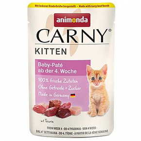 Carny Kitten 85 g Baby Paté, saszetka dla kociąt