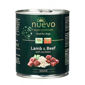 Nuevo pes Senior Jagnięcina z płatkami owsianymi. kons. 800g