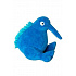 Zabawka dla psa PLUSH pluszowa, piszcząca, niebieska 16cm Kiwi