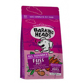 BARKING HEADS All Hounder Fuss Pot Duck 2kg BARKING HEADS All Hounder Fuss Pot Duck 2kg