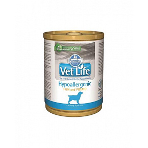 Farmina Vet Life dog hypoallergenic fish & potato puszka 300 g