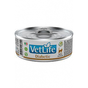 Vet Life Natural Cat konserwa. Diabetic 85g