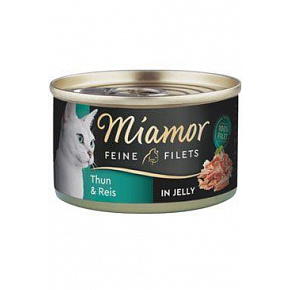 Miamor Cat Filet konserwa tuńczyk+ryż w galarecie 100g